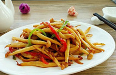 干煸茶樹菇