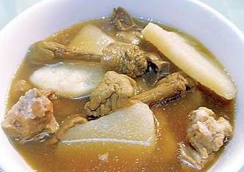 姬松茸煲鮮淮山
