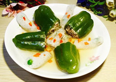 竹蓀青椒釀